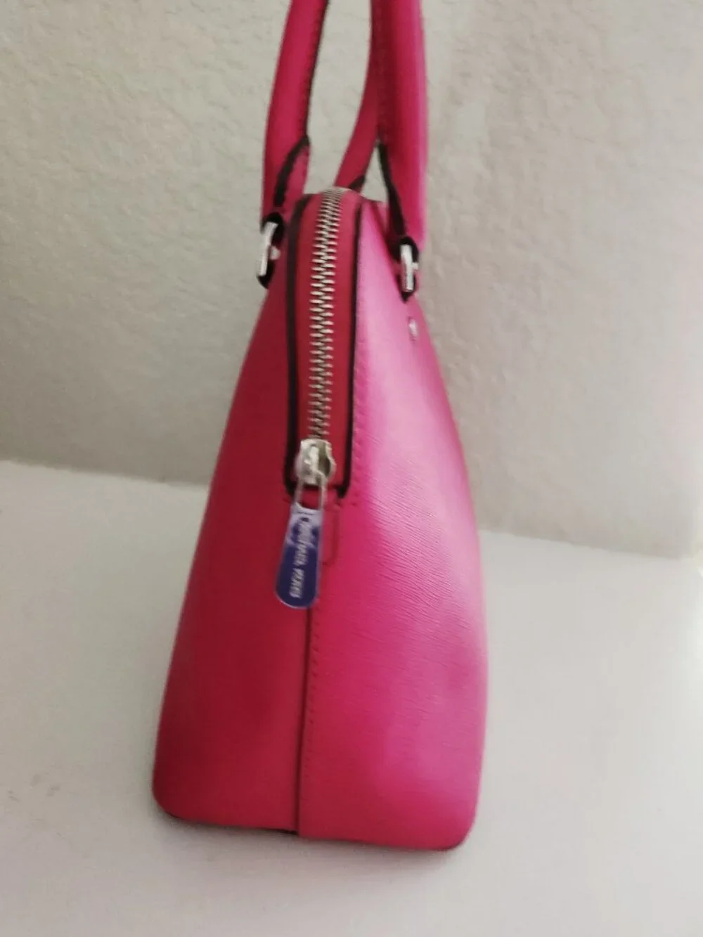 Euc Michael Kors Fushia Leather Shoulder Bag Purse